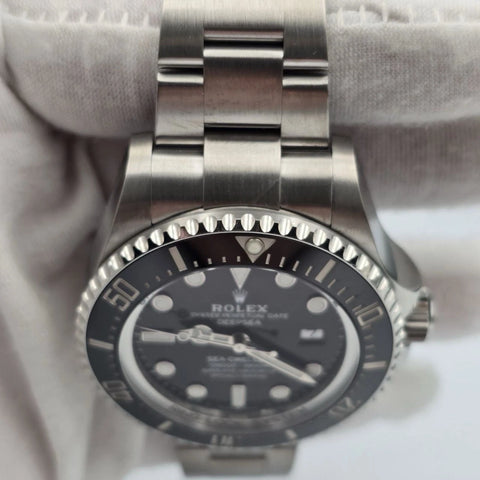 2021 PAPERS Rolex Sea-Dweller Deepsea Black 44mm Stainless Ceramic 126660 BOX