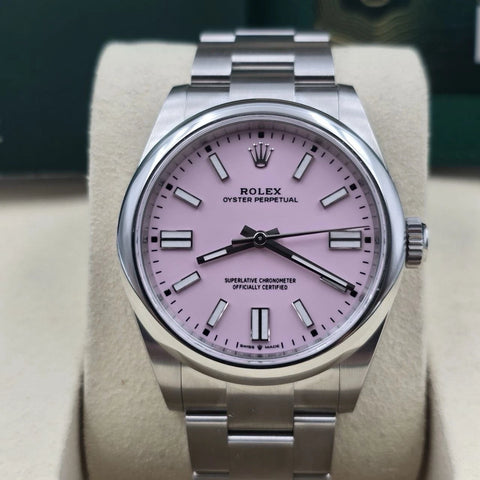 Rolex Oyster Perpetual 134300 Candy Pink Dial