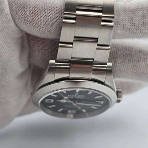 PAPERS 2024 Rolex Explorer I 40mm 224270 Stainless Steel Black Dial BOX