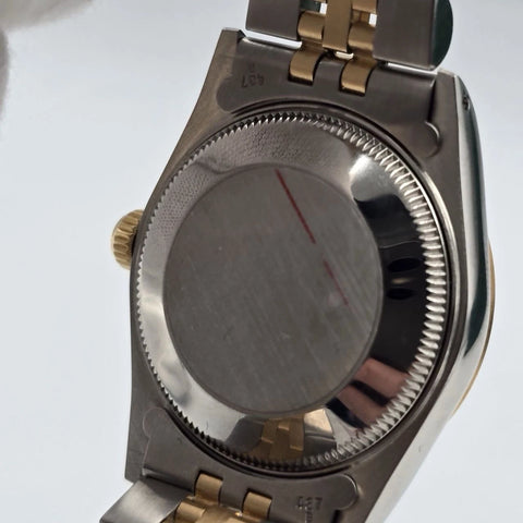 Rolex Datejust Ladies 31mm 18k Two Tone 68243 Champagne Dial Watch