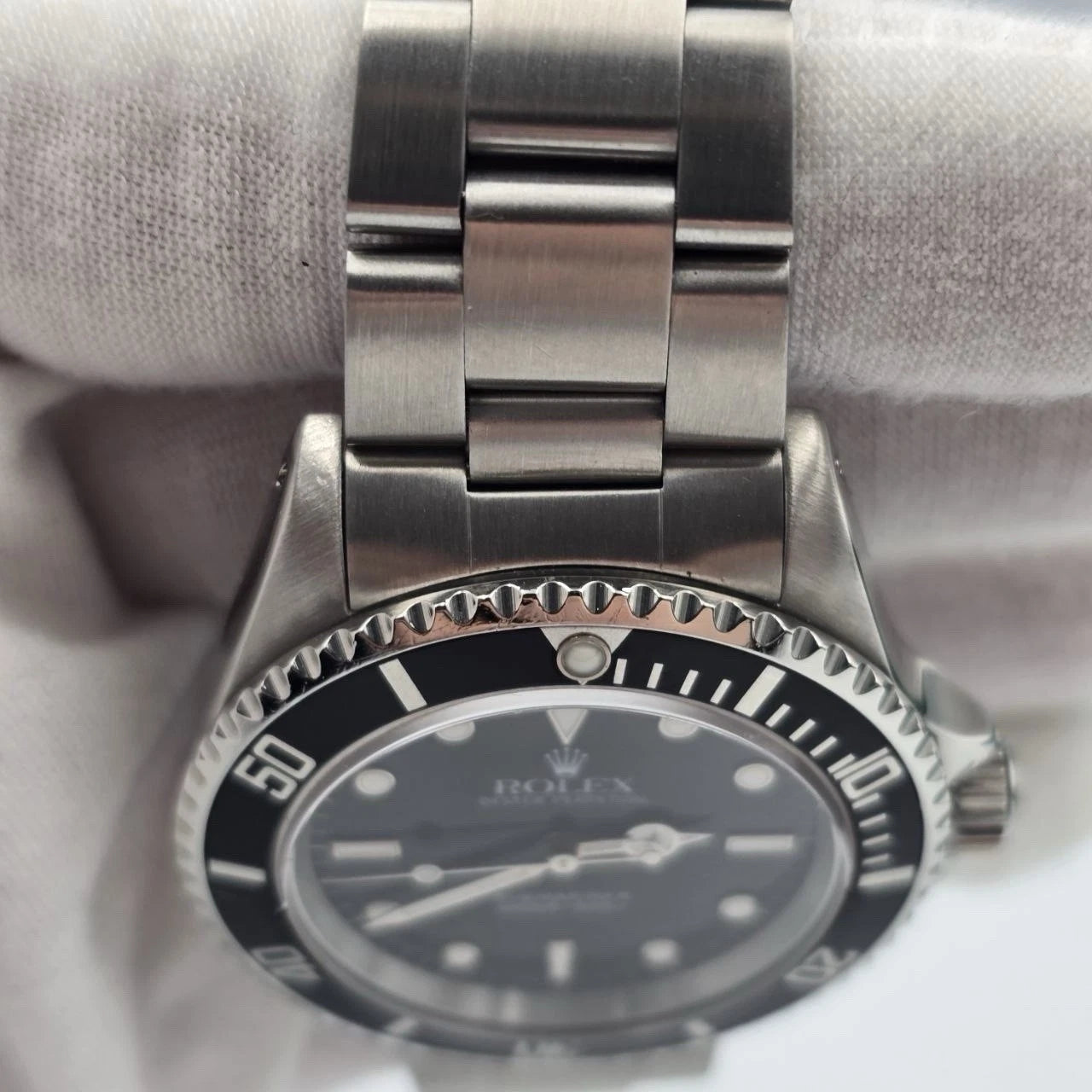 Rolex Submariner No-Date 2 Liner Black Dial Steel Oyster 40mm Watch 14060