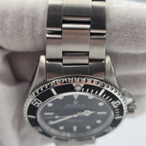 Rolex Submariner No-Date 2 Liner Black Dial Steel Oyster 40mm Watch 14060