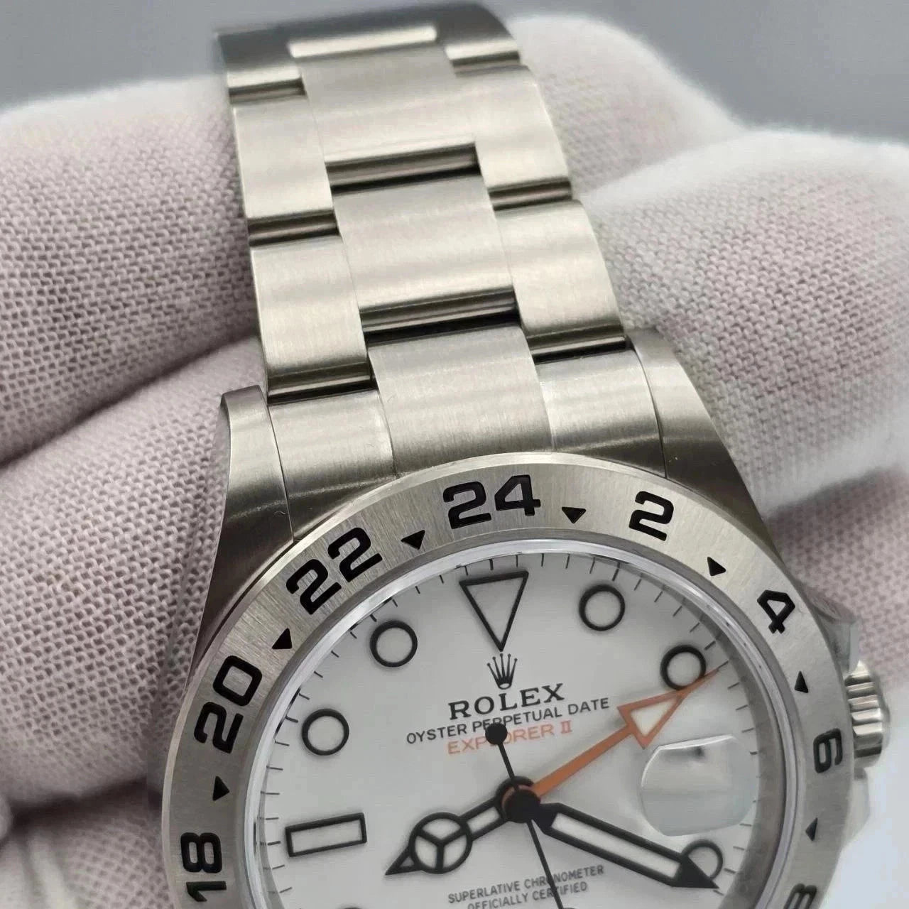 NEW 2026 Rolex Explorer II 42mm 226570 Stainless Steel White Polar Dial UNWORN