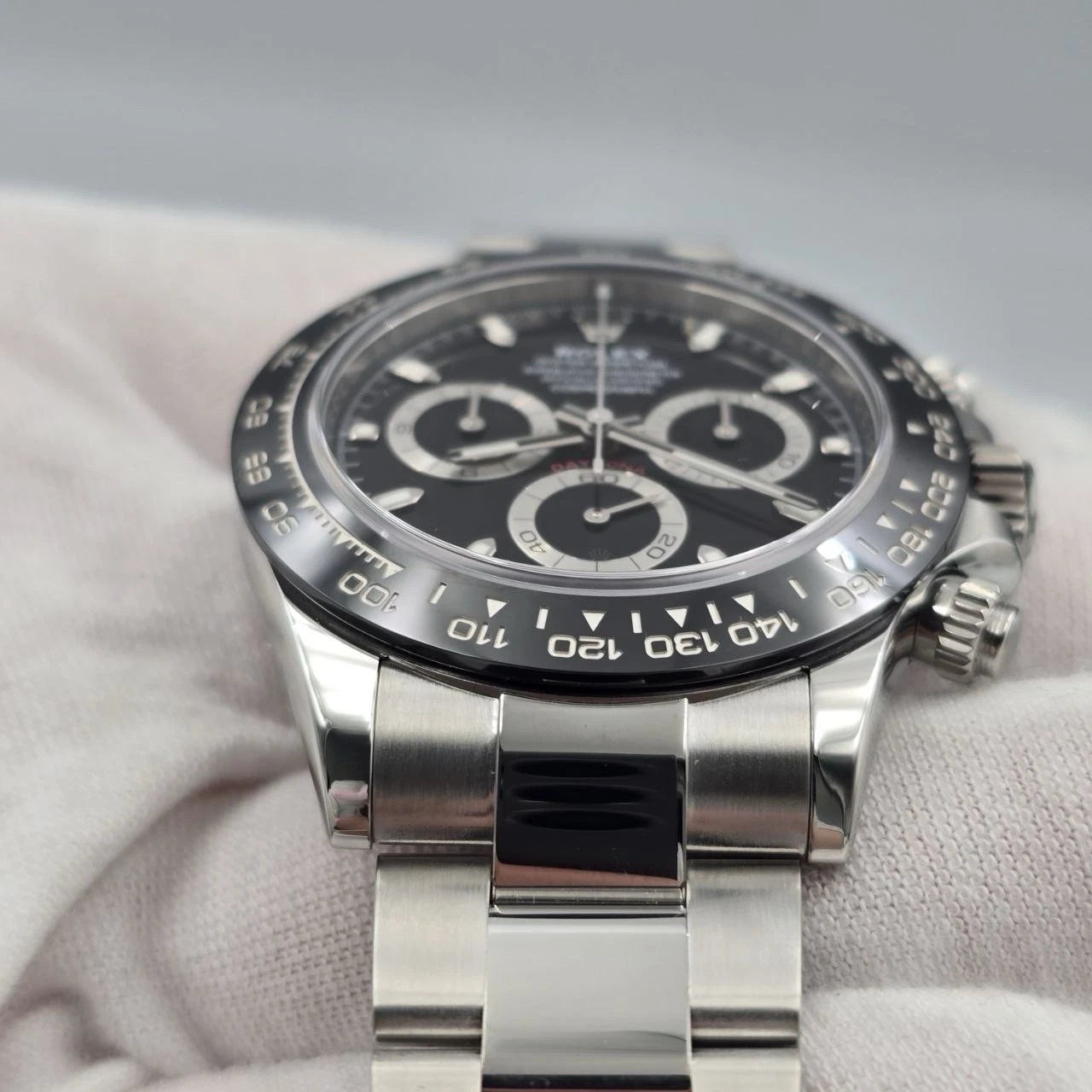 2023 PAPERS Rolex Daytona 116500LN Black Dial Ceramic 40mm Steel Watch BOX