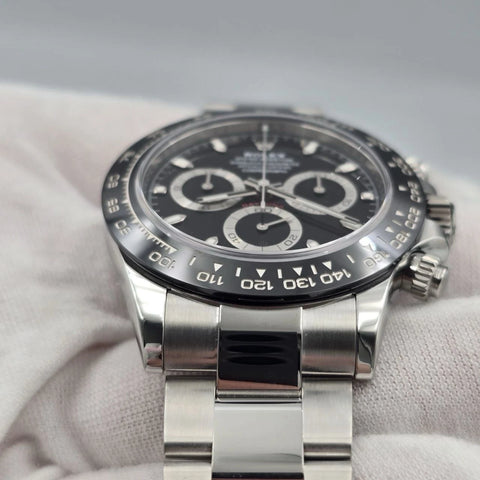 2023 PAPERS Rolex Daytona 116500LN Black Dial Ceramic 40mm Steel Watch BOX