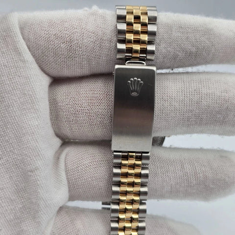 Rolex Datejust Ladies 31mm 18k Two Tone 68243 Champagne Dial Watch