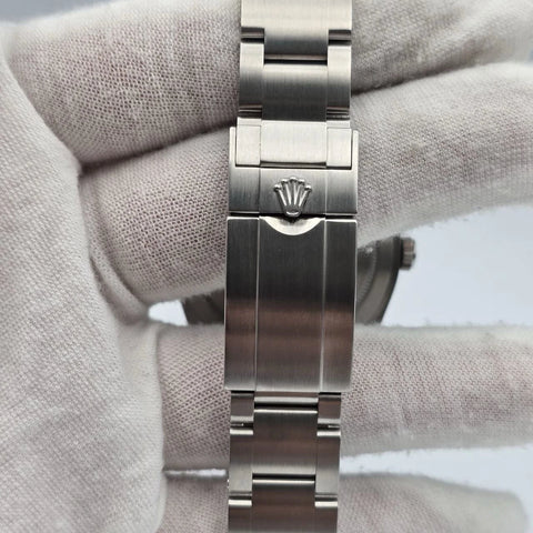 2016 PAPERS Rolex Explorer I Black Stainless Steel MK2 39mm Watch 214270