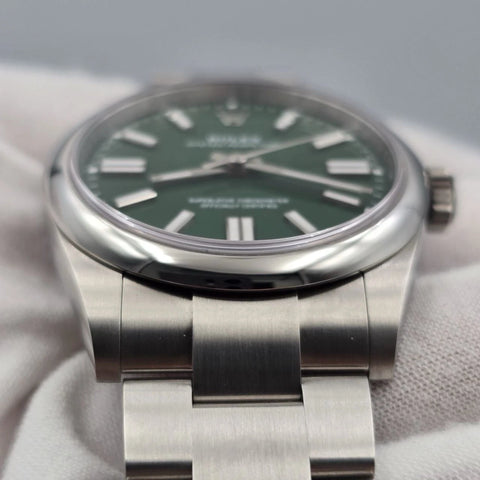 NEW 2026 Rolex Oyster Perpetual 41mm Green Stainless Steel 134300