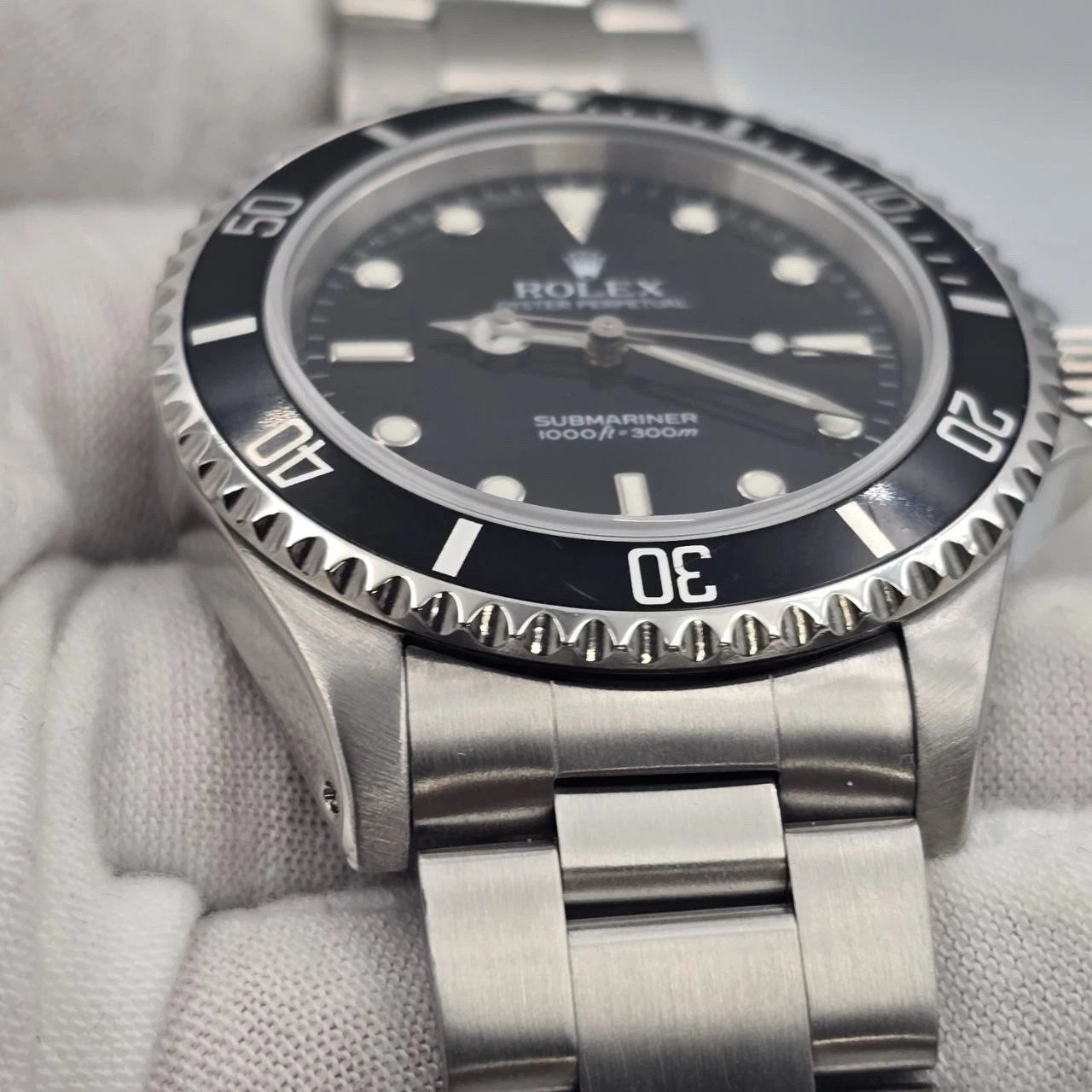 Rolex Submariner No Date 14060M 2 Liner Black Dial Stainless Steel 40mm Watch