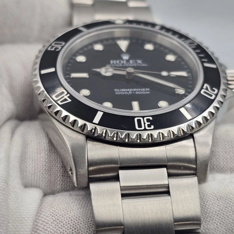 Rolex Submariner No Date 14060M 2 Liner Black Dial Stainless Steel 40mm Watch