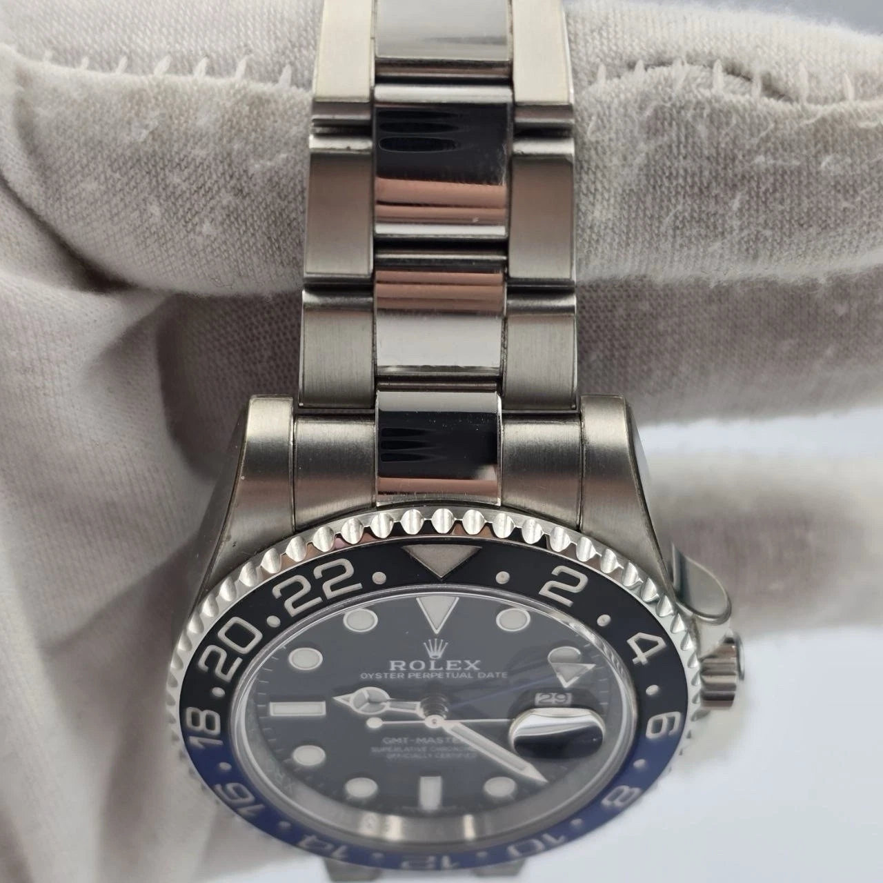 2017 PAPERS Rolex GMT Master II 116710BLNR Steel Ceramic "Batman" 40mm Watch BOX