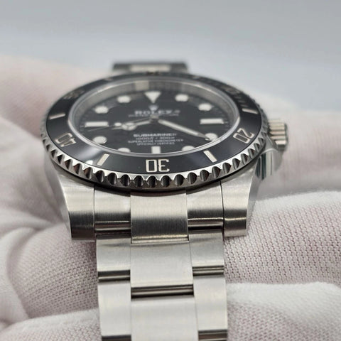 2018 PAPERS Rolex Submariner No-Date 114060 Black Ceramic 40mm Watch BOX