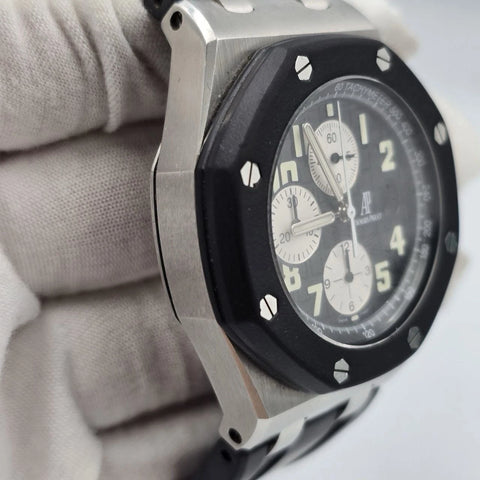2010 PAPERS Audemars Piguet Royal Oak Offshore Black 42mm Rubberclad 25940SK
