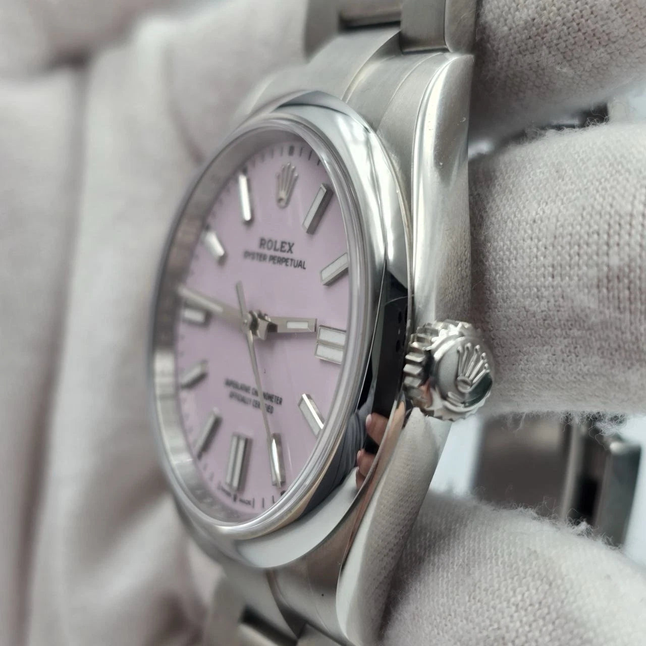 NEW 2026 Rolex Oyster Perpetual Stainless Steel 41mm 134300 Candy Pink Dial