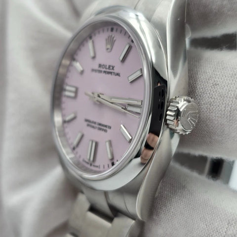NEW STICKERED 2026 Rolex Oyster Perpetual Steel 41mm 134300 Candy Pink Dial