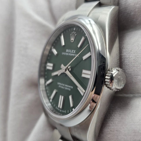 NEW 2026 Rolex Oyster Perpetual 41mm Green Stainless Steel 134300