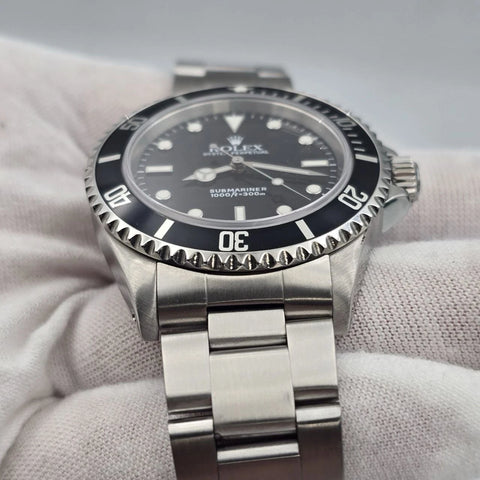 Rolex Submariner No Date 14060M 2 Liner Black Dial Stainless Steel 40mm Watch