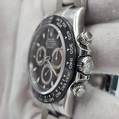 2023 PAPERS Rolex Daytona 116500LN Black Dial Ceramic 40mm Steel Watch BOX