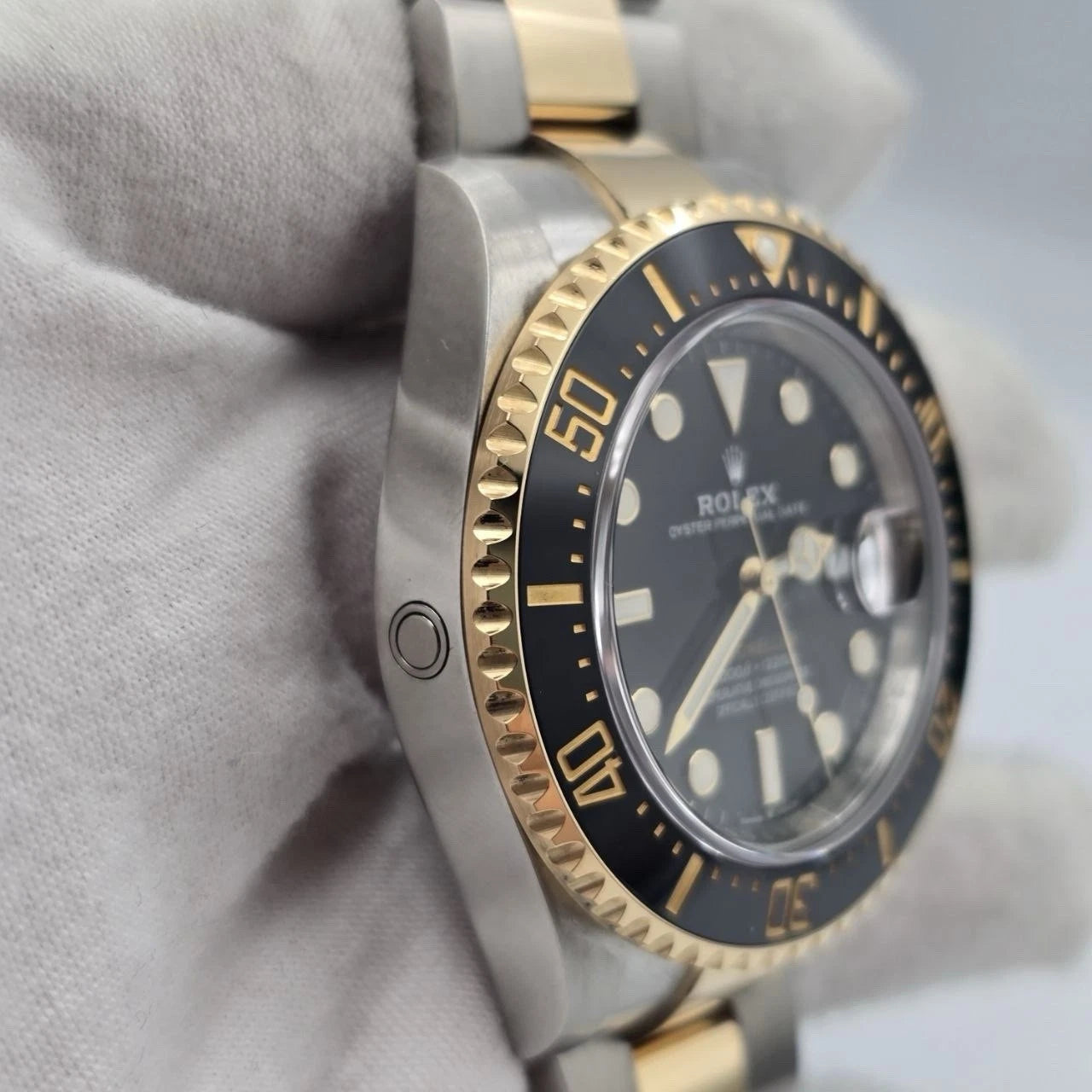 Rolex Sea-Dweller 43mm Two-Tone Yellow Gold 126603 Black Dial