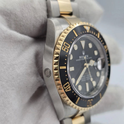 Rolex Sea-Dweller 43mm Two-Tone Yellow Gold 126603 Black Dial