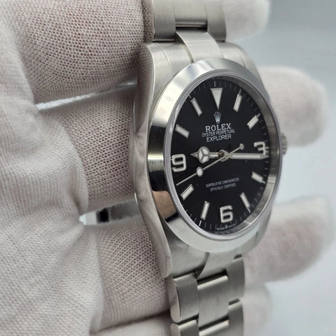 PAPERS 2024 Rolex Explorer I 40mm 224270 Stainless Steel Black Dial BOX