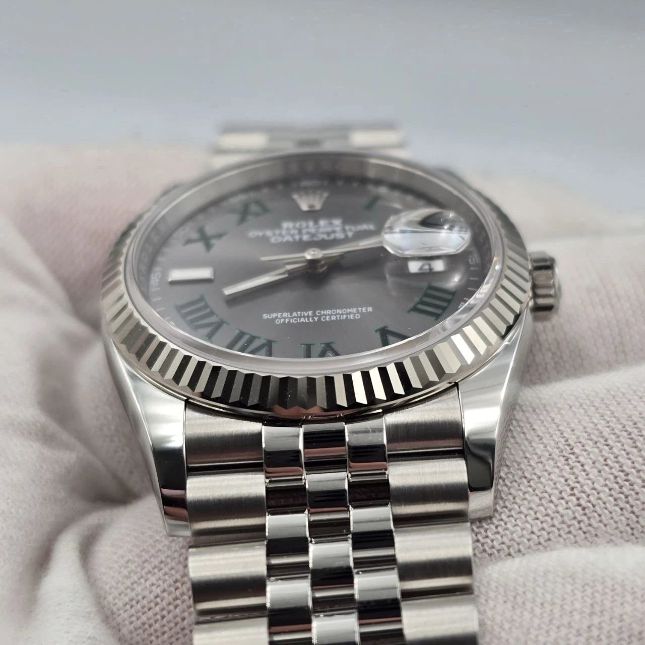 NEW 2026 Rolex Datejust 36mm 126234 Wimbledon Slate Roman Jubilee UNWORN