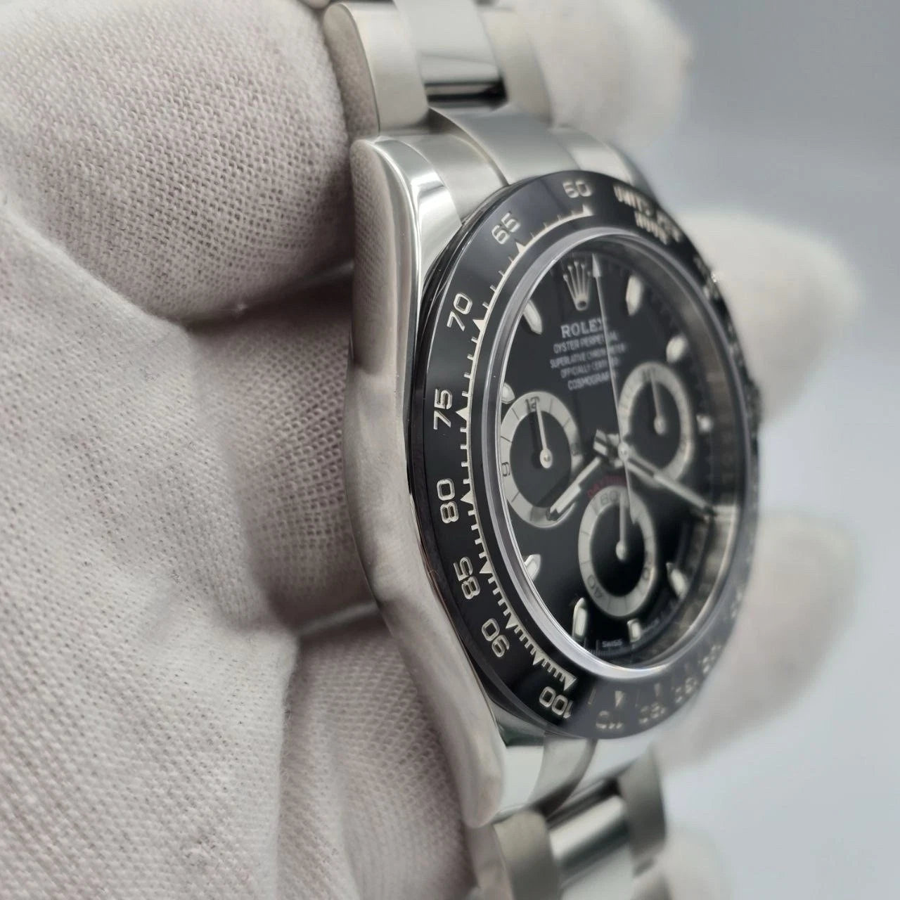 2023 PAPERS Rolex Daytona 116500LN Black Dial Ceramic 40mm Steel Watch BOX