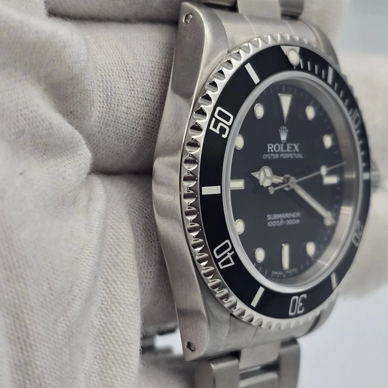 Rolex Submariner No Date 14060M 2 Liner Black Dial Stainless Steel 40mm Watch