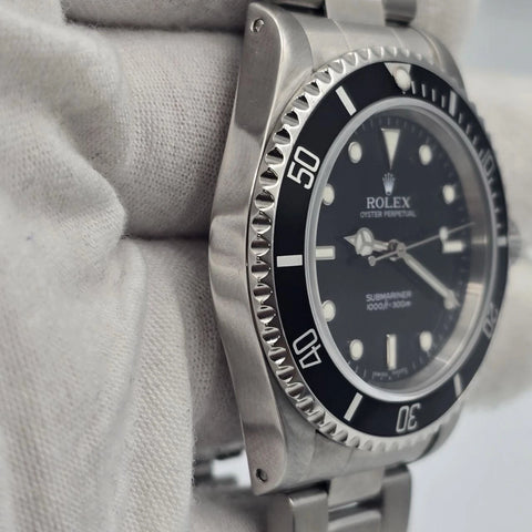 Rolex Submariner No Date 14060M 2 Liner Black Dial Stainless Steel 40mm Watch