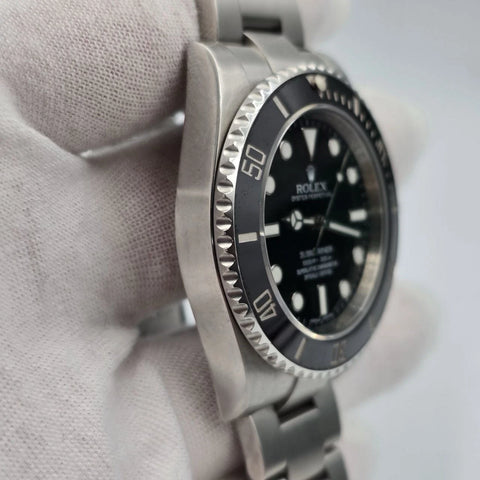 Rolex Submariner No-Date 114060 Stainless Steel Black Ceramic 40mm Watch