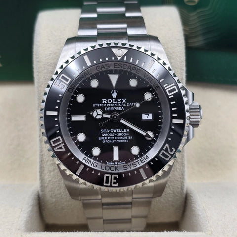 2021 PAPERS Rolex Sea-Dweller Deepsea Black 44mm Stainless Ceramic 126660 BOX