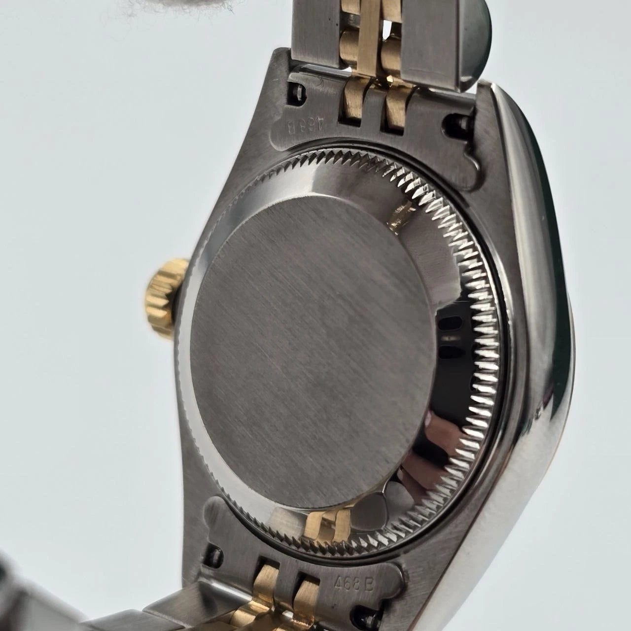 Rolex Lady Datejust 26mm Yellow Gold Steel FACTORY Blue Diamond Dial 79173