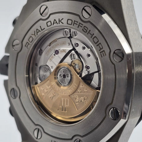 2016 PAPERS Audemars Piguet Royal Oak Offshore BATMAN 42mm 26470ST Watch BOX