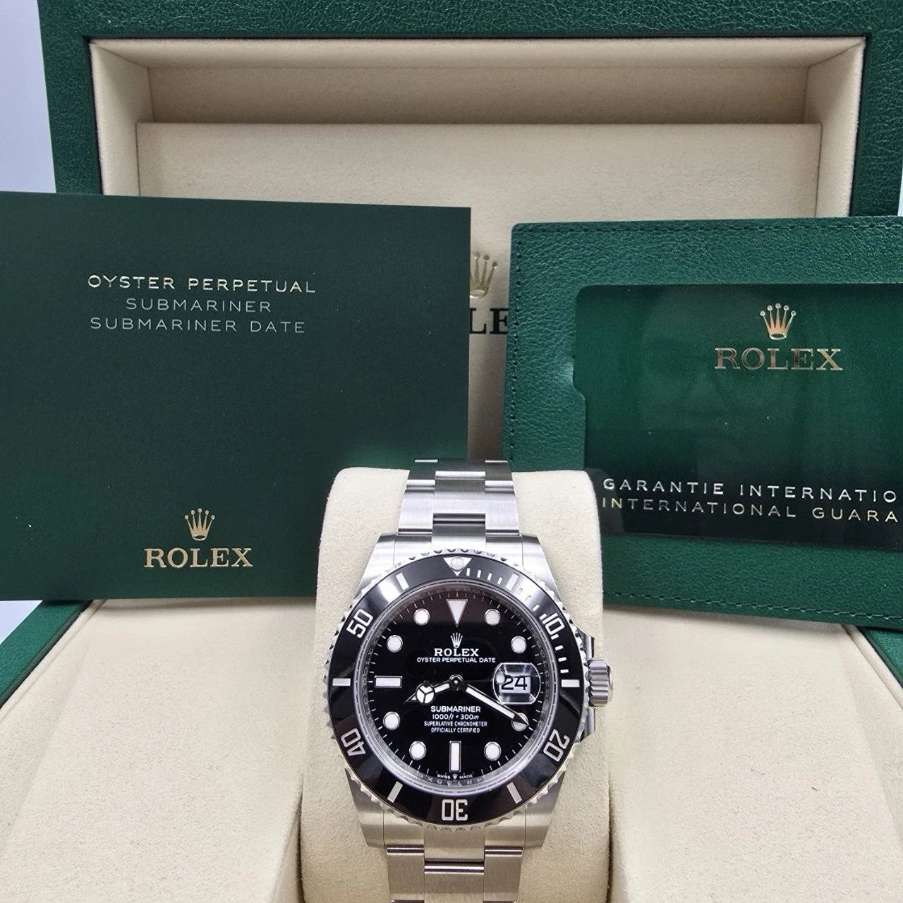 NEW 2026 Rolex Submariner Date 41mm Stainless Steel Black Ceramic 126610LN Watch