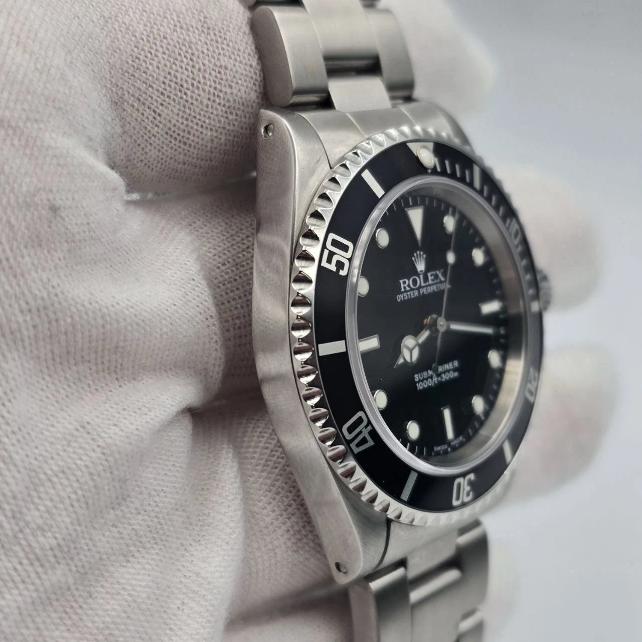 Rolex Submariner No Date 14060M 2 Liner Black Dial Stainless Steel 40mm Watch
