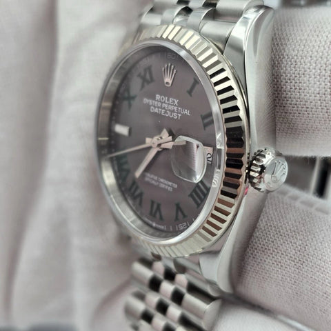 MINT 2023 PAPERS Rolex Datejust 36mm 126234 Jubilee Wimbledon Dial BOX