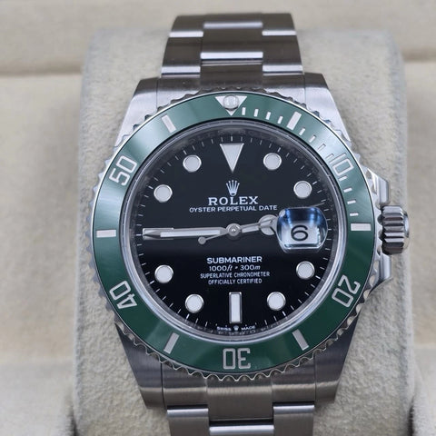 PAPERS 2022 Rolex Submariner Date Starbucks Green Bezel Black 41mm 126610LV BOX