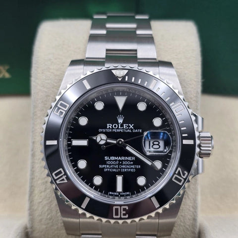 2019 PAPERS Rolex Submariner Date 116610LN Steel Black Ceramic 40mm Watch BOX