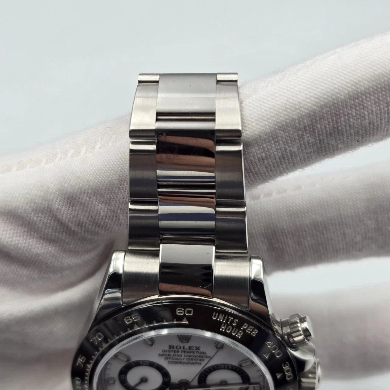 2023 PAPERS Rolex Daytona 116500LN White Dial Panda Ceramic 40mm Steel Watch BOX