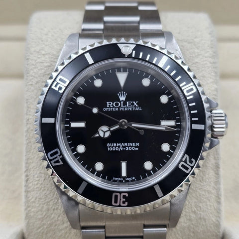 Rolex Submariner No Date 14060M 2 Liner Black Dial Stainless Steel 40mm Watch