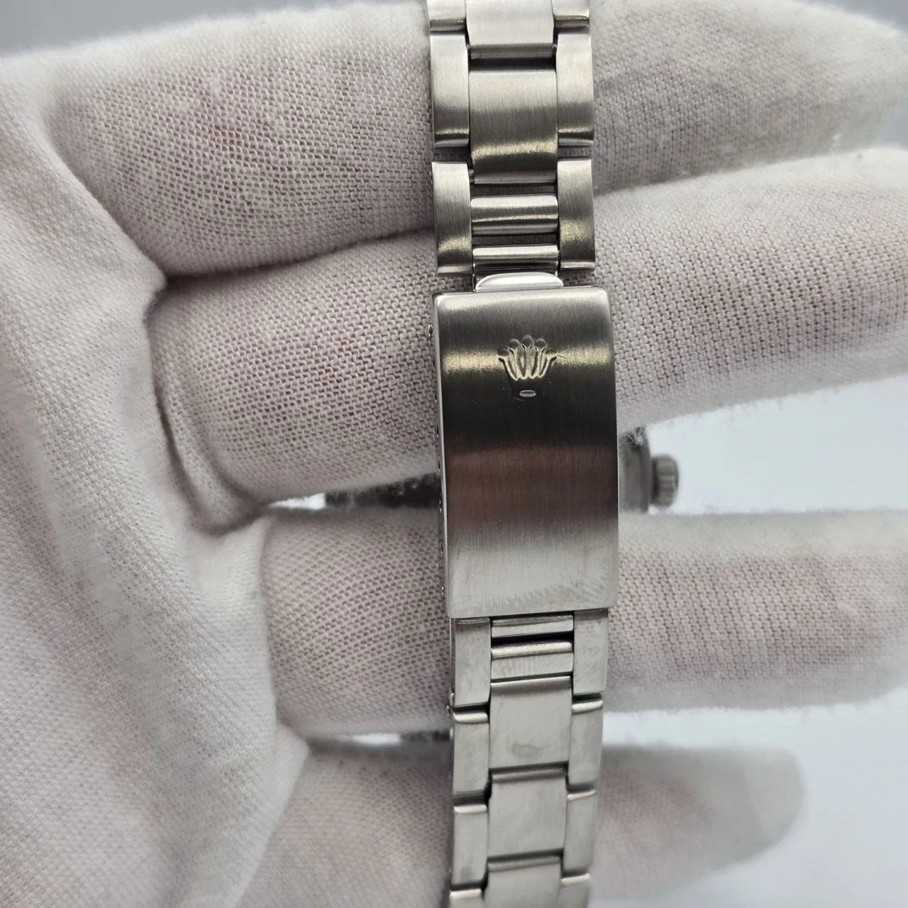 Rolex Oyster Perpetual Date 34mm Steel White Roman Oyster Automatic Watch 1500