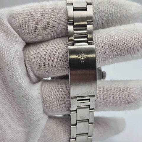 Rolex Oyster Perpetual Date 34mm Steel White Roman Oyster Automatic Watch 1500