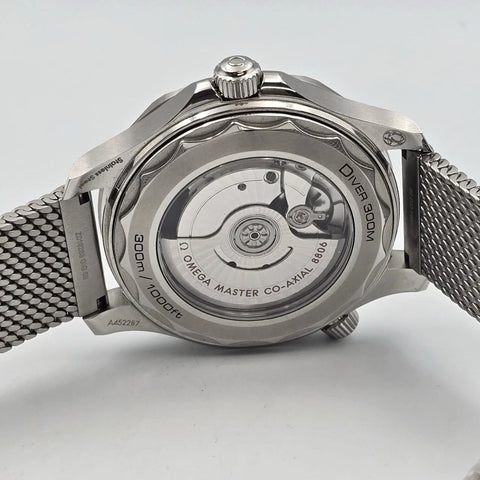 NEW 2025 Omega Seamaster 300M 210.30.42.20.01.010 Black Milanese 42mm Watch
