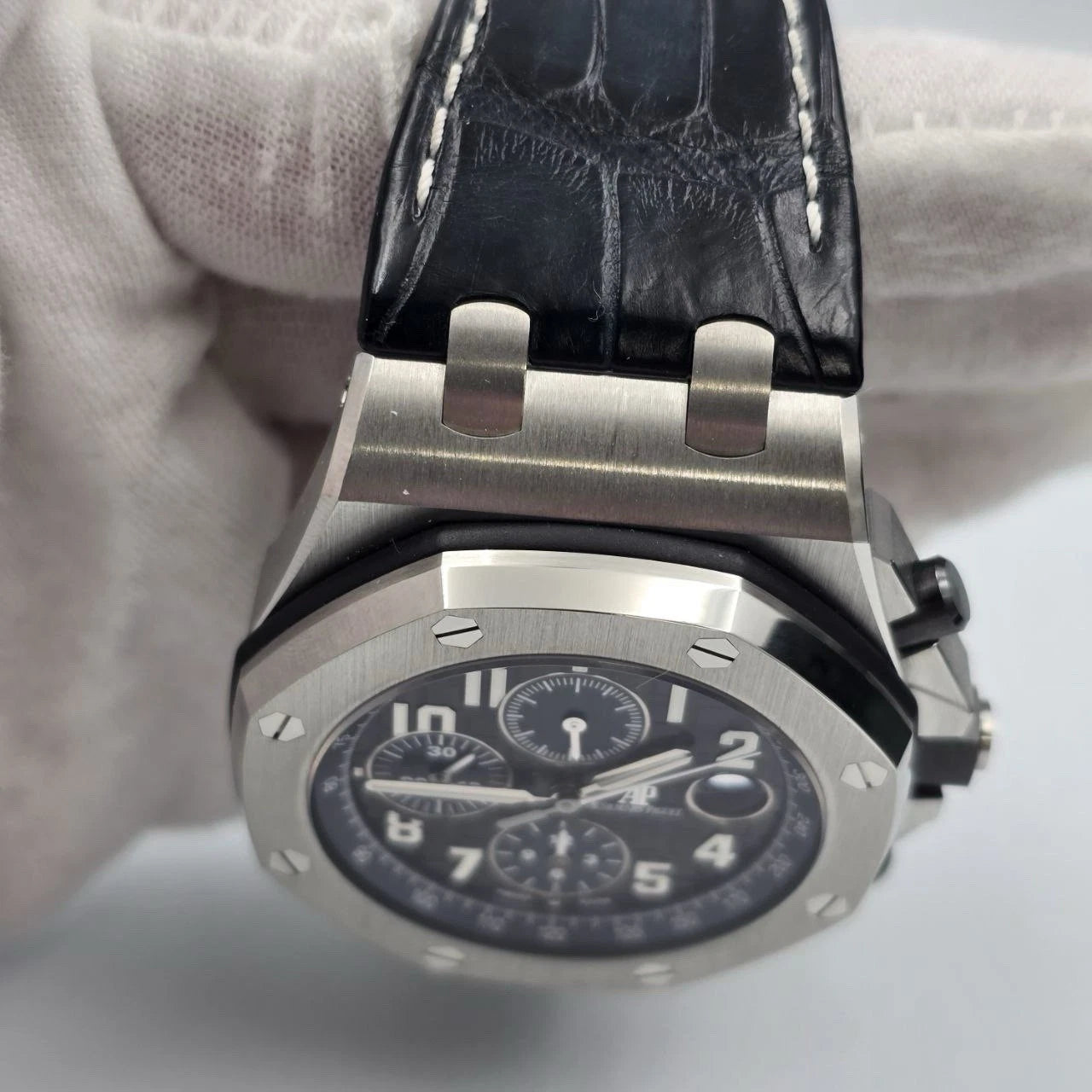 2016 PAPERS Audemars Piguet Royal Oak Offshore BATMAN 42mm 26470ST Watch BOX