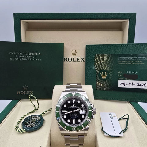 NEW 2026 Rolex Submariner Date Starbucks Green Bezel Black 41mm 126610LV UNWORN