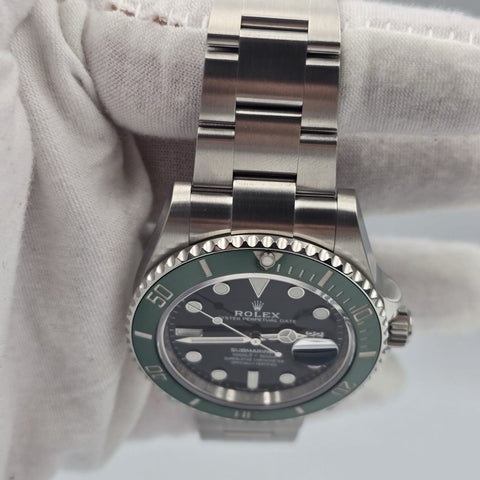2022 PAPERS Rolex Submariner Date Starbucks Green Bezel Black 41mm 126610LV BOX