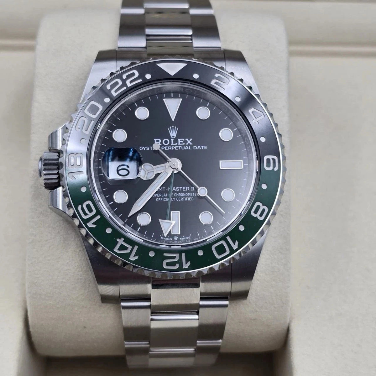 NEW 2026 Rolex GMT-Master II “Sprite” 40mm 126720VTNR Oyster Black Dial UNWORN