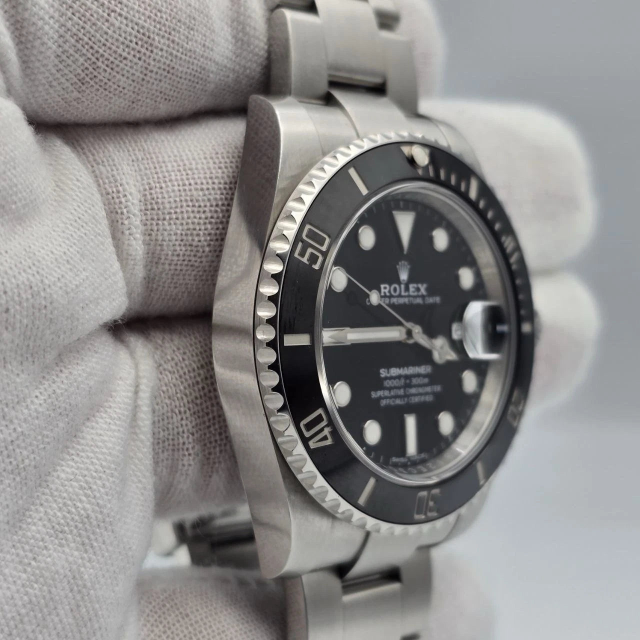 PAPERS 2017 Rolex Submariner Date 116610LN Steel Black Ceramic 40mm Watch BOX
