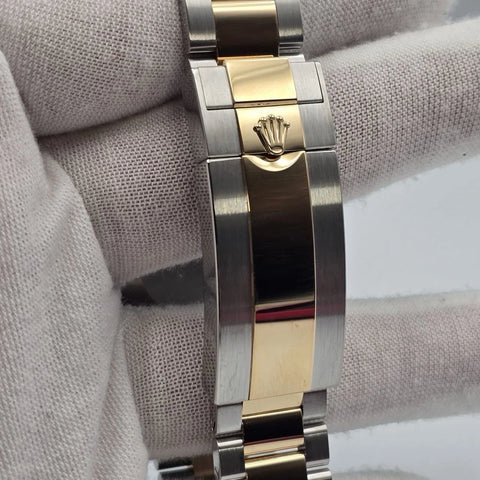 PAPERS 2022 Rolex Submariner Blue Dial Two Tone Gold 41mm Watch 126613LB BOX
