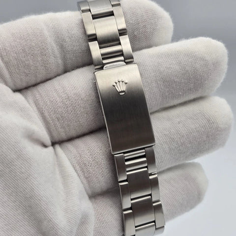 MINT Rolex Oyster Perpetual Date Black Dial Stainless Steel 1500 34mm Watch